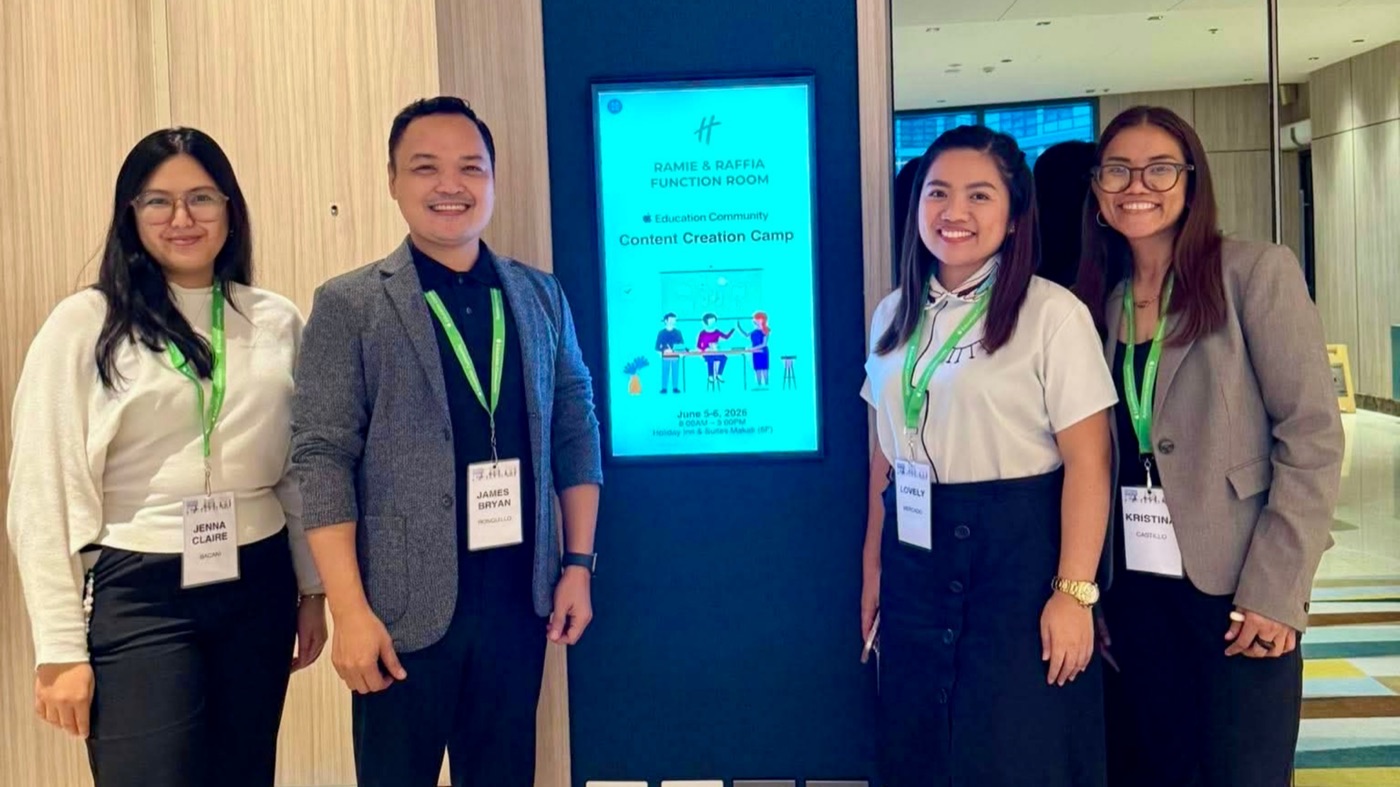 Brightwoods teachers take part in the first Apple Content Creation Camp in the Philippines